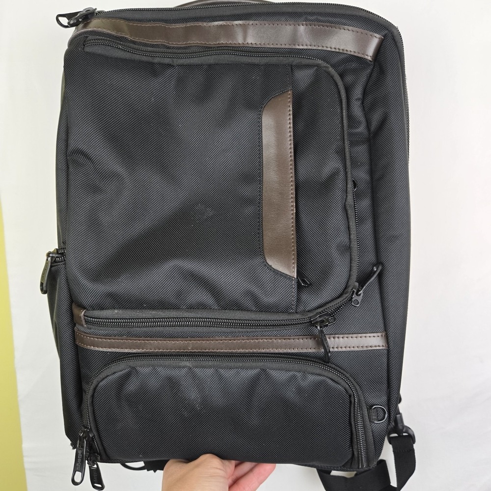 EBag Pro Slim Professional Laptop Backpack Black Brown